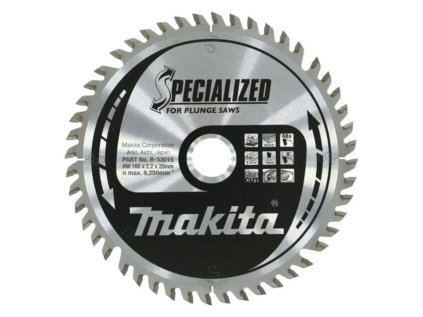 Makita Pílový kotúč ŠPECIÁLNY drevo 165 mm / 20 mm 48z | ajtech.sk