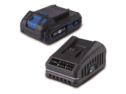 Scheppach SBSK2.0 Set nabíjačka s akumulátorom | ajtech.sk