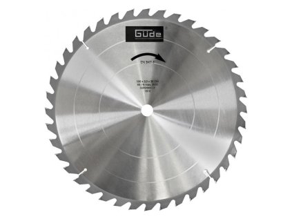 Güde Pílový kotúč 500x30x3,6 mm 40Z HM | ajtech.sk