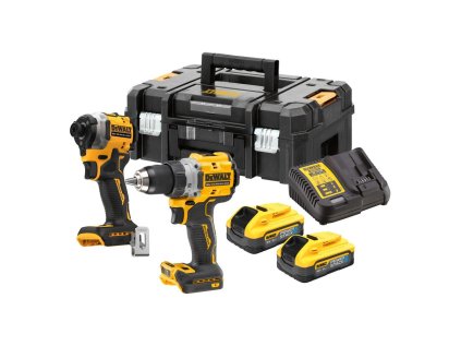 DeWALT DCK2051H2T Sada náradia - Príklepová vŕtačka, rázový uťahovák 18 V, 2 x 5 Ah | ajtech.sk