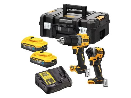 DeWALT DCK2050H2T Sada náradia - Príklepová vŕtačka, rázový uťahovák 18 V, 2 x 1,7 Ah | ajtech.sk