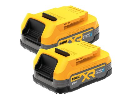 DeWALT Akumulátor 2 x 18 V XR POWERSTACK 1,7 Ah | ajtech.sk