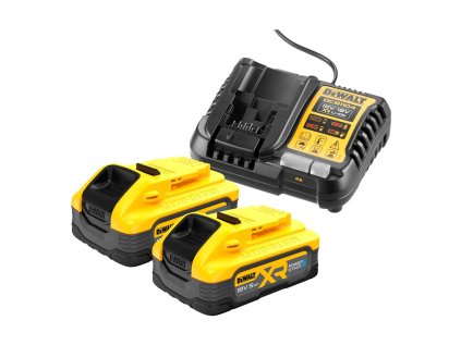 DeWALT Nabíjačka a akumulátor 18 V XR 2 x 5 Ah POWERSTACK | ajtech.sk