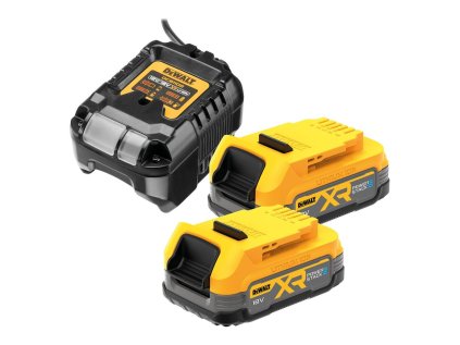 DeWALT Nabíjačka a akumulátor 18 V XR 2 x 1,7 Ah POWERSTACK | ajtech.sk