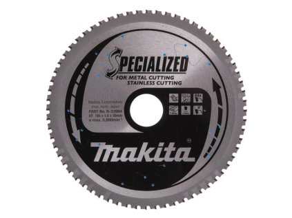 Makita Pílový kotúč SPECIÁLNY nerez 185 mm / 30 mm 64z | ajtech.sk