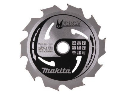 Makita Pílový kotúč Mforce drevo 165 mm / 20 mm 10z | ajtech.sk