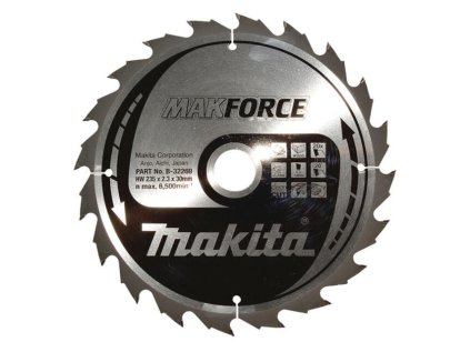 Makita Pílový kotúč MAKForce drevo 235 mm / 30 mm 20z | ajtech.sk