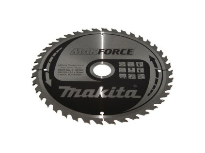 Makita Pílový kotúč MAKForce drevo 235 mm / 30 mm 40z | ajtech.sk