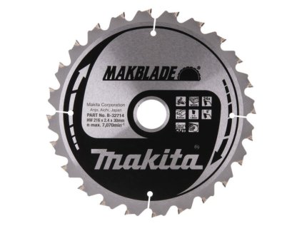 Makita Pílový kotúč MAKBlade drevo 216 mm / 30 mm 24z | ajtech.sk
