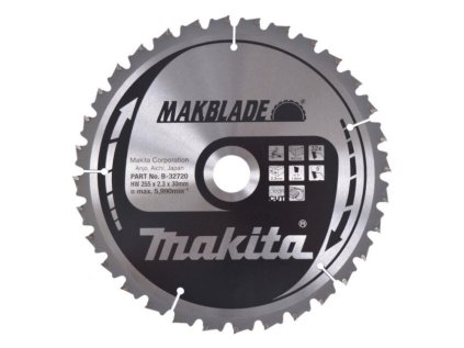 Makita Pílový kotúč MAKBlade drevo 255 mm / 30 mm 32z | ajtech.sk