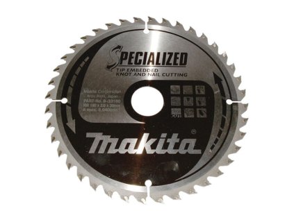 Makita Pílový kotúč SPECIÁLNY drevo 190 mm / 30 mm 40z | ajtech.sk