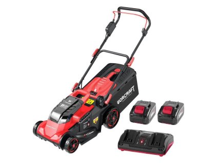 Worcraft CLM-S40LiBH ShareSYS Akumulátorová kosačka bez pohonu 2x4,0 Ah | ajtech.sk