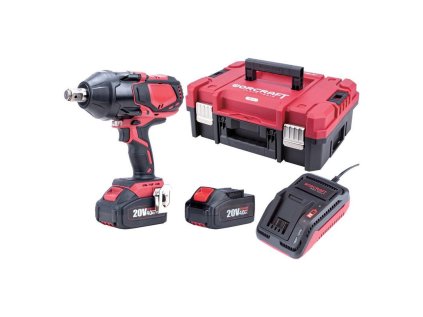 Worcraft Set XCUBE007 ShareSYS Toolbox Aku rázový uťahovák CIW-S20LiB-1800, 2x 4.0 Ah | ajtech.sk