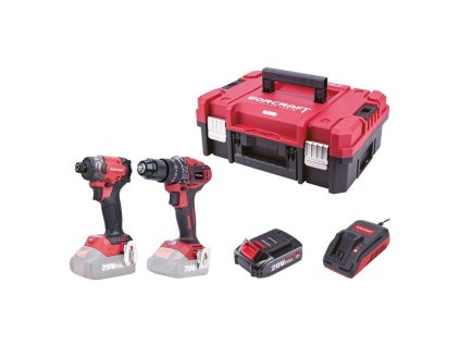 Worcraft Set XCUBE030 ShareSYS Toolbox Aku rázový uťahovák a skrutkovač 1x 2,0 Ah | ajtech.sk