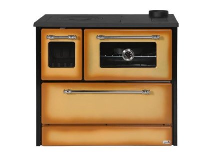 Sporák 701-G OMEGA Kuzine so sklom 9,18 kW, pravý vývod, kapučíno | ajtech.sk