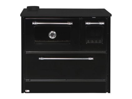 Sporák 701-G OMEGA Kuzine so sklom 9,18 kW, ľavý vývod, čierny | ajtech.sk