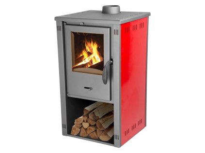 Kachle Thalia Pella S, 5,4 kW, červené | ajtech.sk