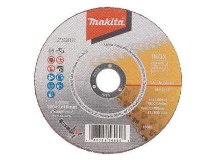 Makita E-03028 Rezný kotúč na nerez 100x1x16 mm | ajtech.sk