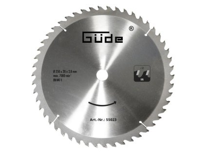 GÜDE Pílový kotúč HM 250x20 50Z | ajtech.sk