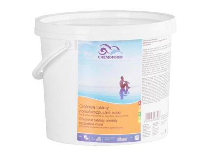 Chlórové 200g tabletky pre bazény Chemoform 5603 pomalorozpustné (3kg) | ajtech.sk