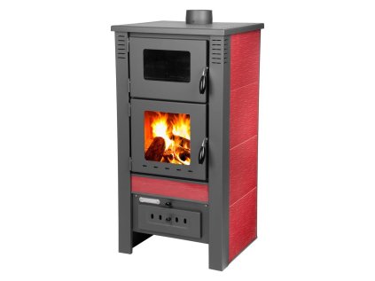 Kachle Pro TAURUS Ceramic s rúrou na pečenie 12 kW, 120 mm, červené | ajtech.sk