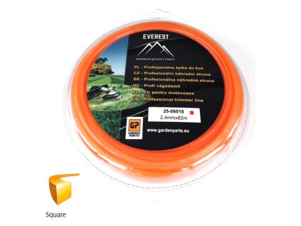 Žacia struna Everest 2,4 mm 82 m štvorcová | ajtech,sk