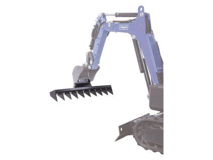 Hrabľová radlica 100 cm pre minibager Scheppach | extratech.sk