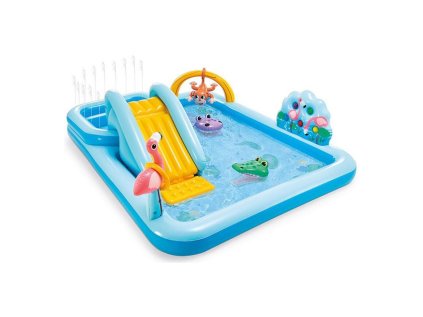 Intex Jungle adventure play center 57161, Bazén detský, 2,44x1,98x0,71 m | ajtech.sk