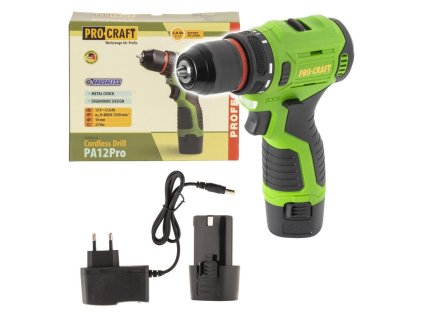 ProCraft PA12Pro-1b Akumulátorový skrutkovač (1x2 Ah) | ajtech.sk