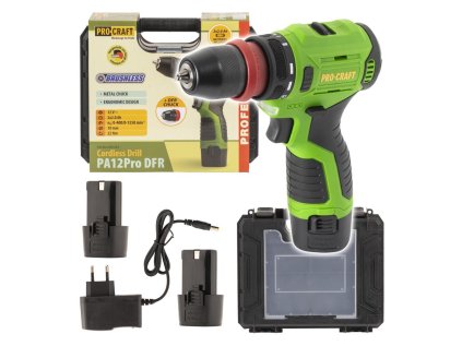 ProCraft PA12Pro DFR-2b-c Akumulátorový skrutkovač (2x2 Ah) | ajtech.sk