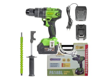 ProCraft PA18BL Akumulátorový vŕtací skrutkovač (2x4 Ah) | ajtech.sk