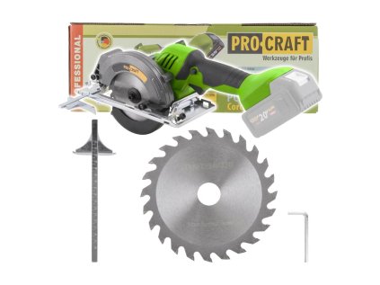 Aku okružná píla ProCraft PCA18 20V | ajtech.sk