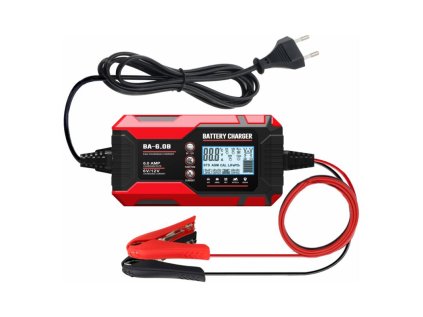 Inteligentná 6/12 V nabíjačka s LCD | ajtech.sk
