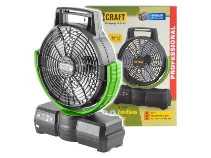 ProCraft CF20 Akumulátorový ventilátor (bez aku) | ajtech.sk