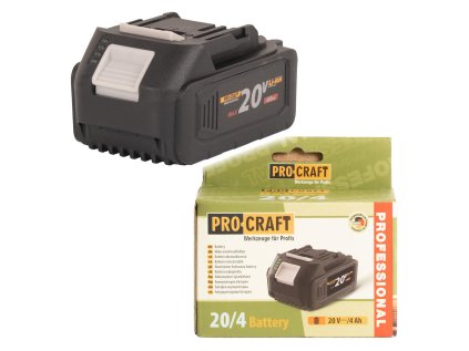 ProCraft 20/4 Akumulátorová batéria 20 V Li-Ion, 4 000 mAh | ajtech.sk