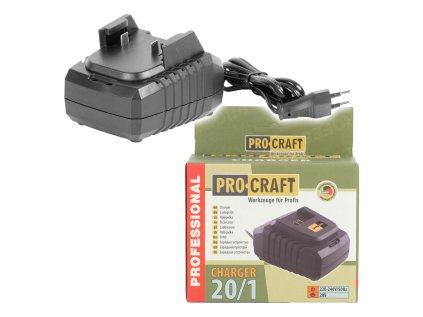 ProCraft 20/1 Nabíjačka pre 20 V Li-Ion akumulátory | ajtech.sk