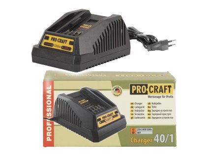 ProCraft 40/1 Nabíjačka pre 40 V Li-Ion akumulátorové batérie | ajtech.sk