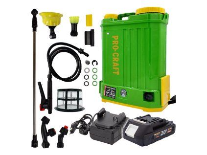 Aku postrekovač 20V ProCraft SAS20-12 12l set | extratech.sk