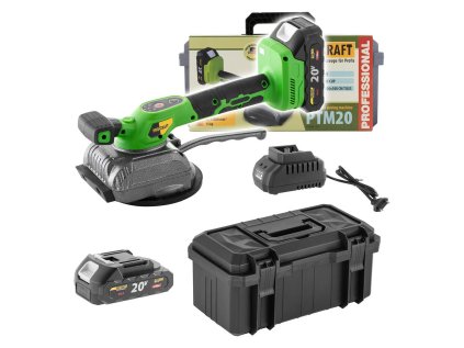 ProCraft PTM20-1b-c Akumulátorová vibračná prísavka na dláždenie (1x2 Ah) | ajtech.sk