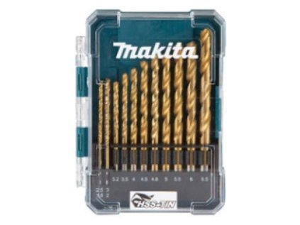 Makita 13-dielna sada vrtákov HSS-Tin do kovu, D-72855 | ajtech.sk