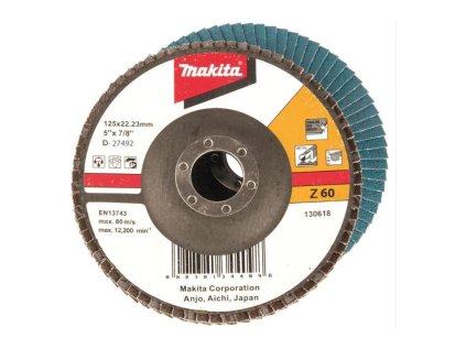 Brúsny kotúč Makita B-53936 Zirkón 125 mm Z60 | ajtech.sk