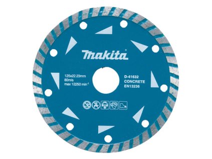 Makita D-41632 Nedelený turbo diamantový rezný kotúč 125 mm na kameň, betón | ajtech.sk