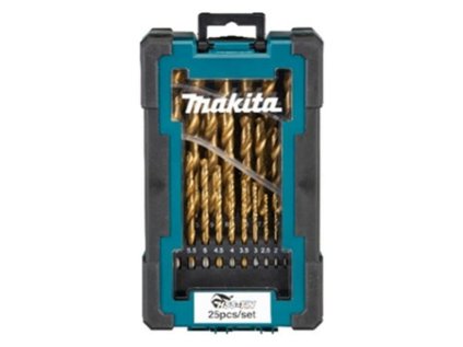 Makita D-72235-6 Sada 25 ks vrtákov HSS-TiN do kovu 1-13 mm | ajtech.sk