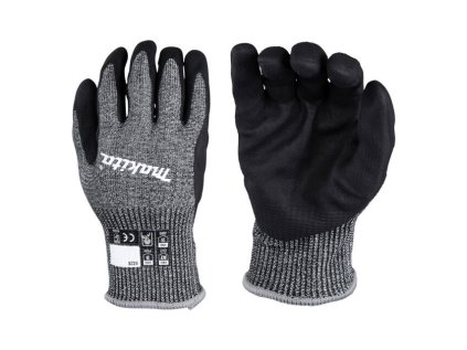 Makita P-84713 Pracovné rukavice Advanced FitKnit Cut Level 7 Nitril M | ajtech.sk