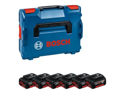 Bosch Multipack 6x Batéria 18V 4.0Ah v L-BOXXe | ajtech.sk