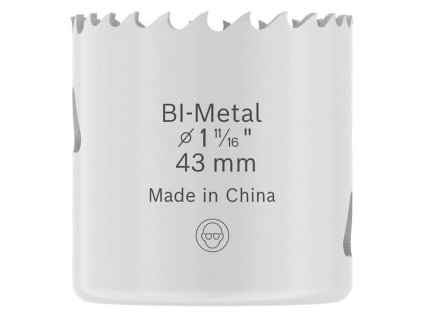 Bimetalová dierovka Bosch 43 mm | Univerzálna | ajtech.sk