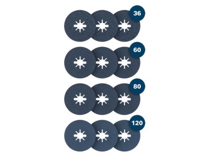 Fíbrové kotúče Bosch PRO R574 X-Lock 115mm 12ks | ajtech.sk