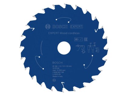Bosch EXPERT Wood Kotúč 136mm Aku | ajtech.sk