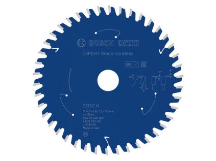 Bosch EXPERT Wood Kotúč 140mm T42 Aku | ajtech.sk