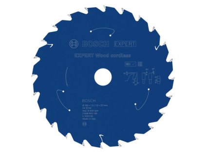 Bosch EXPERT Wood Kotúč 165mm T24 Aku | ajtech.sk